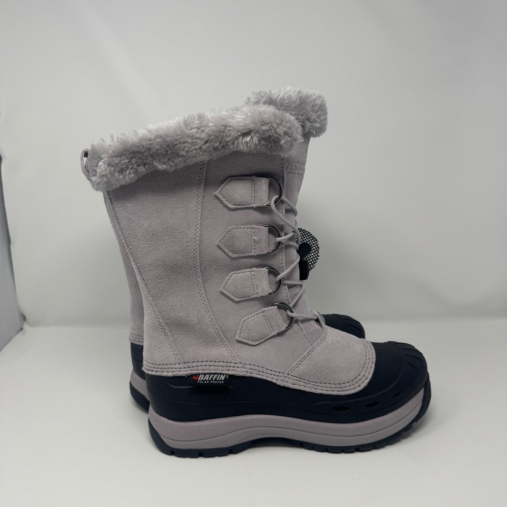 Baffin Chloe Womens‎ Winter Snow Boots Coastal Grey 4510-0185 Size 9 NEW